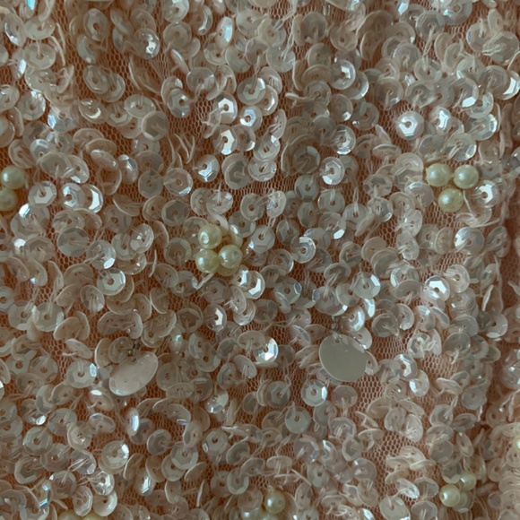 Lace and Beads Picasso Sequin Dress XS - Picture 3 of 4